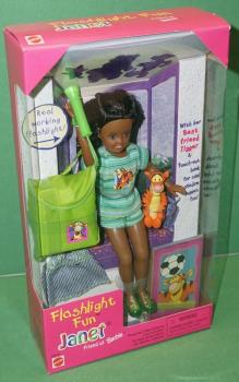 Mattel - Barbie - Flashlight Fun - Janet & Tigger - Doll
